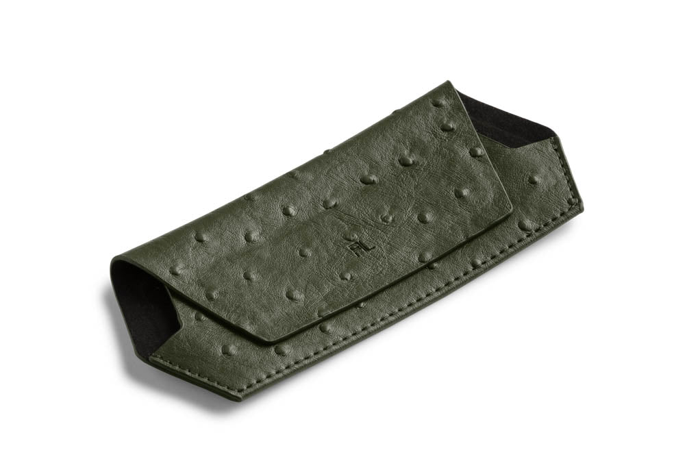 Fox and Leo glasses case - Olive - Paula Ryan