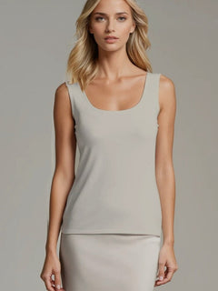 PAULA RYAN Slim Fit Singlet Micromodal - Champagne - Paula Ryan