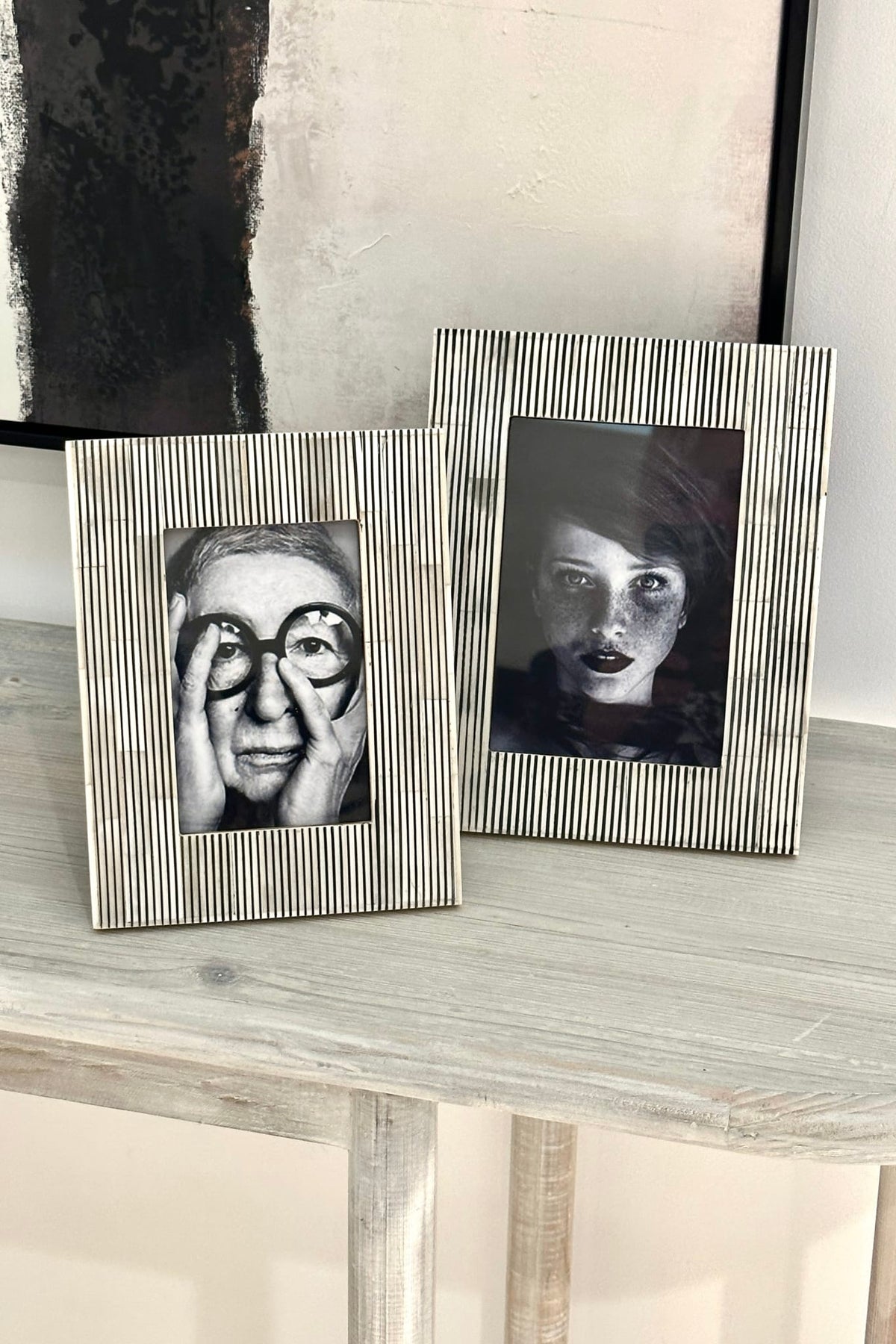 Banderet Stripe Photo Frame - 4 x 6 - Paula Ryan