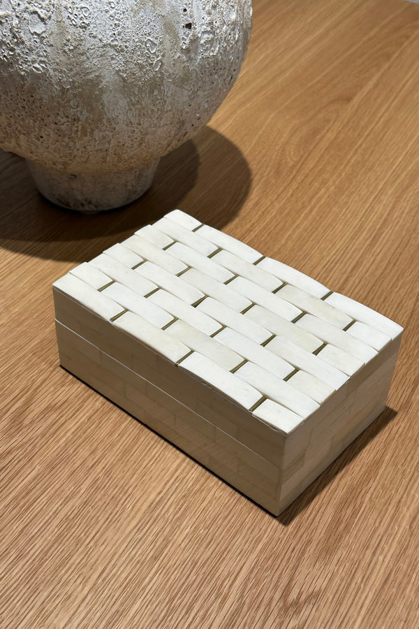 Sukara Brass and Bone Inlay Box - Paula Ryan