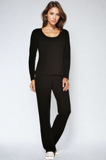 PAULA RYAN Tailored Pant - Merino Black