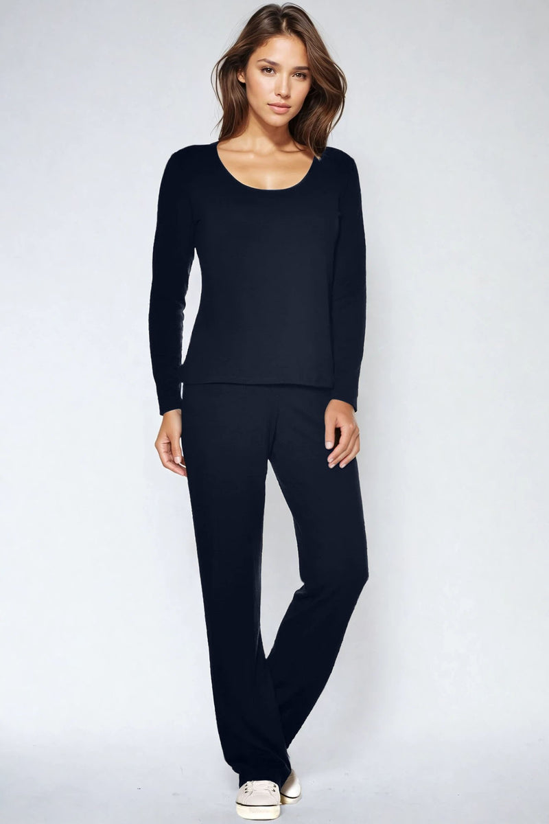 PAULA RYAN Tailored Pant - Merino Navy - Paula Ryan