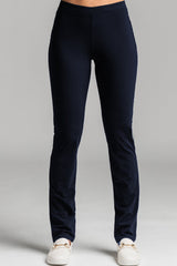 PAULA RYAN Narrow Leg Pant - Classic Microjersey Navy