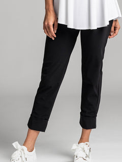 PAULA RYAN ESSENTIALS Slouched Cuffed Pant - Classic Microjersey