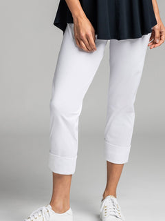 PAULA RYAN ESSENTIALS Slouched Cuffed Pant - Classic Microjersey