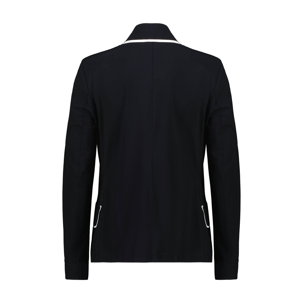 PAULA RYAN Contrast Trim Blazer - Black/White - Paula Ryan