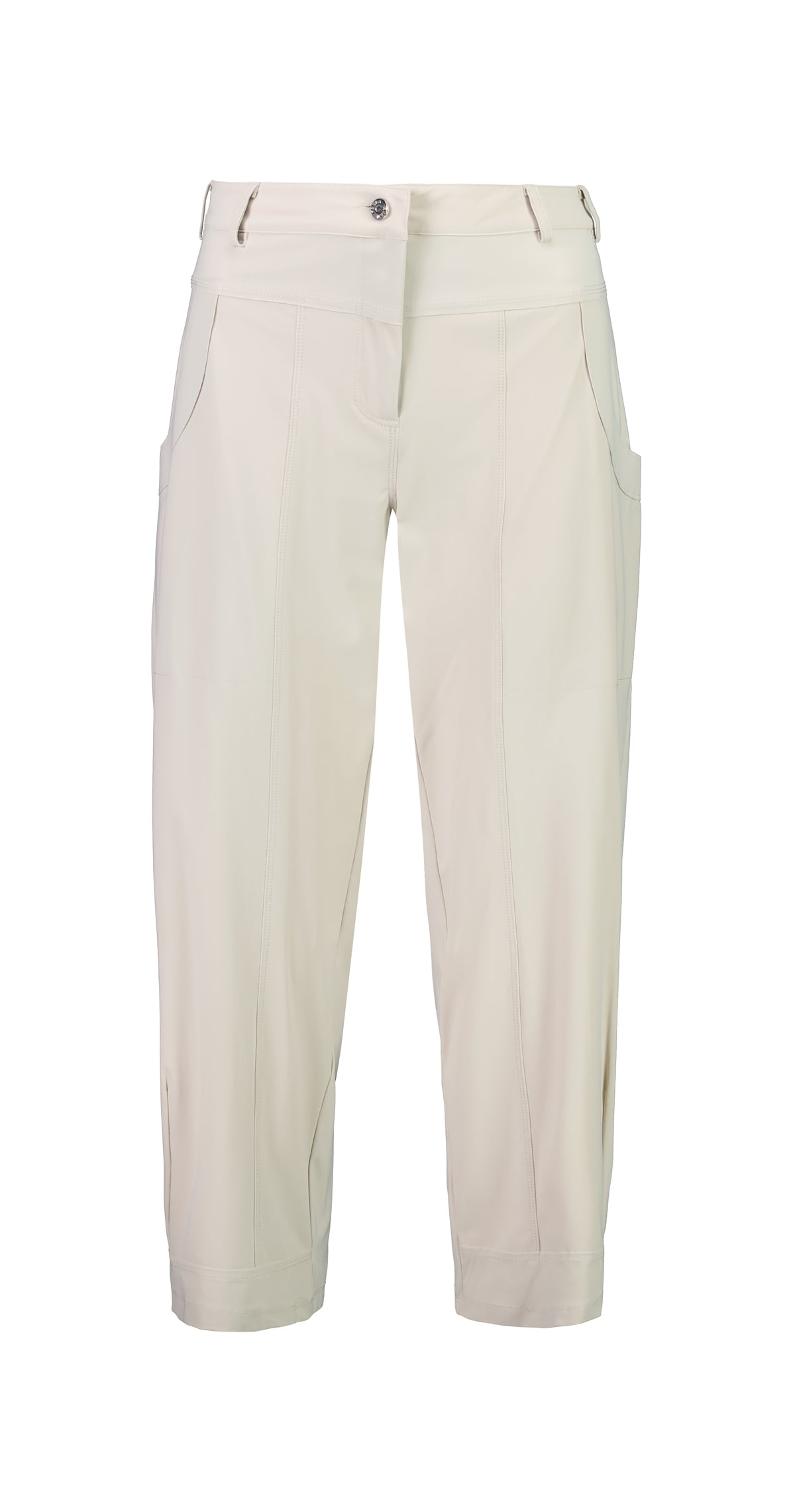 PAULA RYAN Panelled Soft Leg Jean - Sand - Microjersey - Paula Ryan