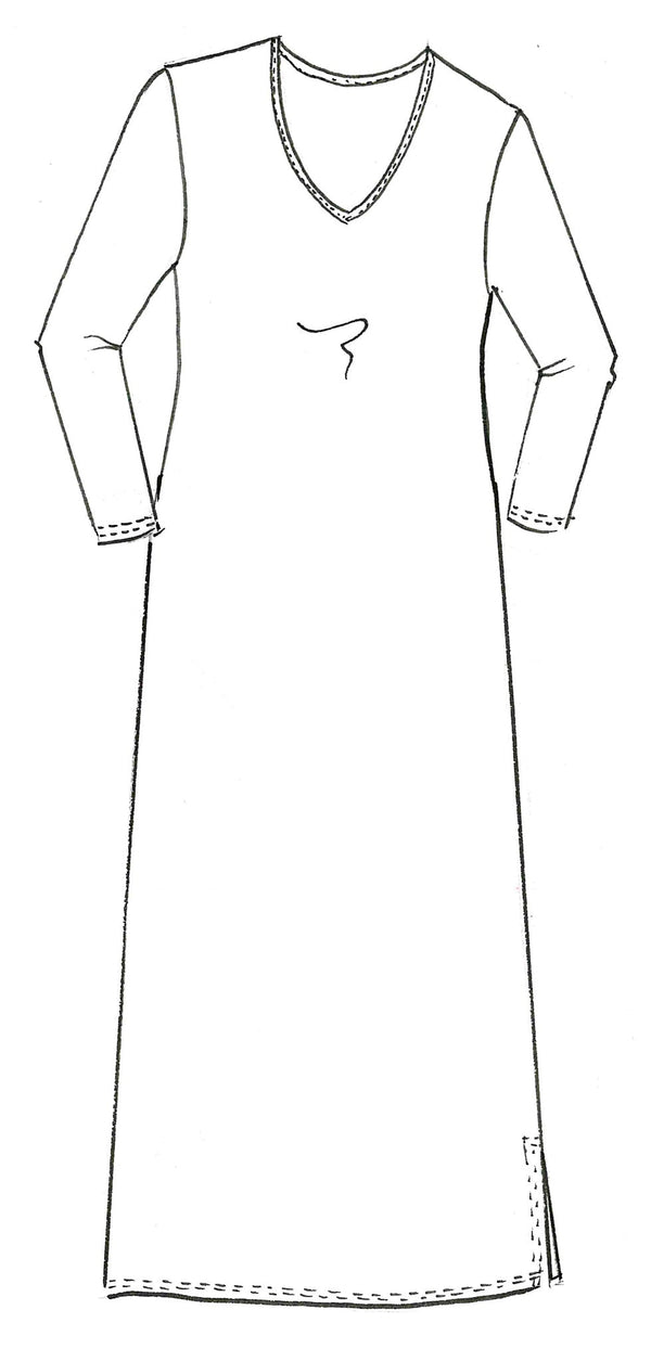 PAULA RYAN ESSENTIALS Scoop V Sheath Dress - Black Merino - Paula Ryan