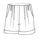 PAULA RYAN Cuffed Summer Shorts - White - Paula Ryan