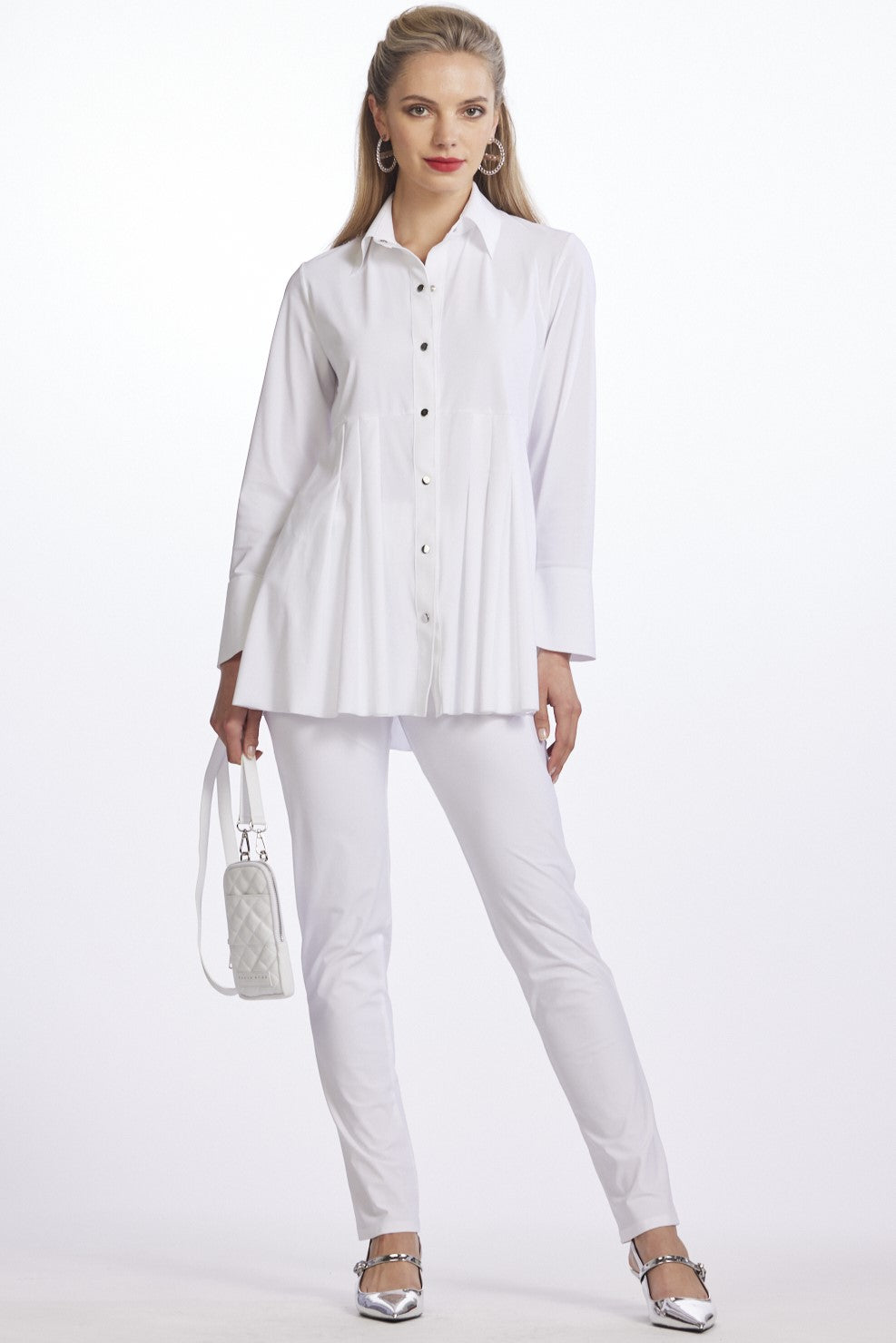 PAULA RYAN Tucked Waist Shirt - Microjersey - Paula Ryan