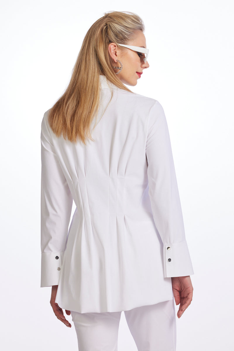 PAULA RYAN Tucked Waist Shirt - Microjersey - Paula Ryan