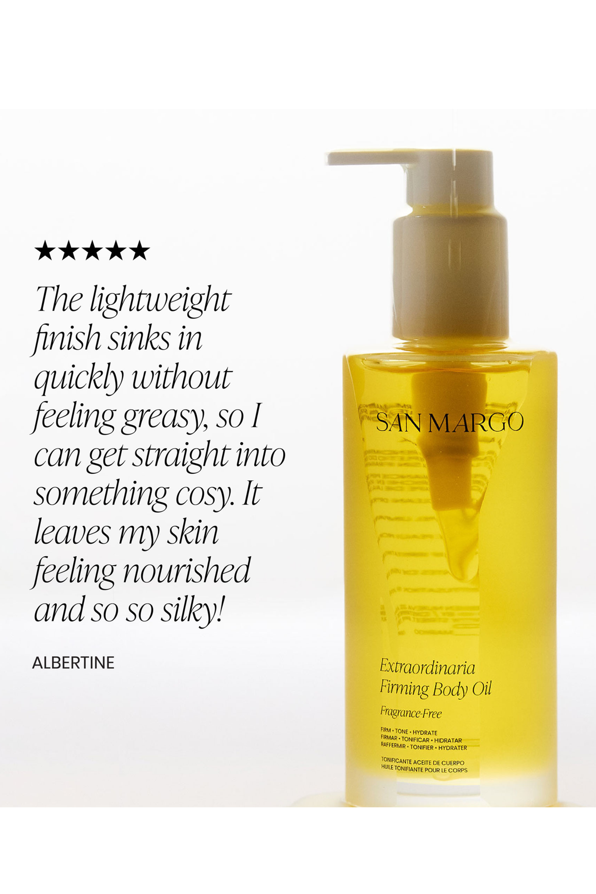 SAN MARGO - Extraordinaria Firming Body Oil - Paula Ryan