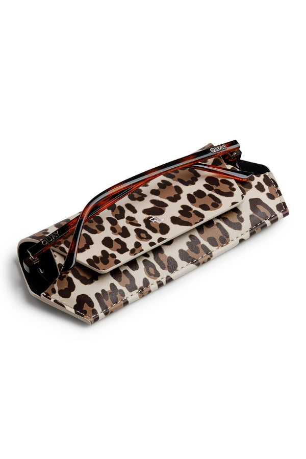 Fox and Leo glasses case - Leopard