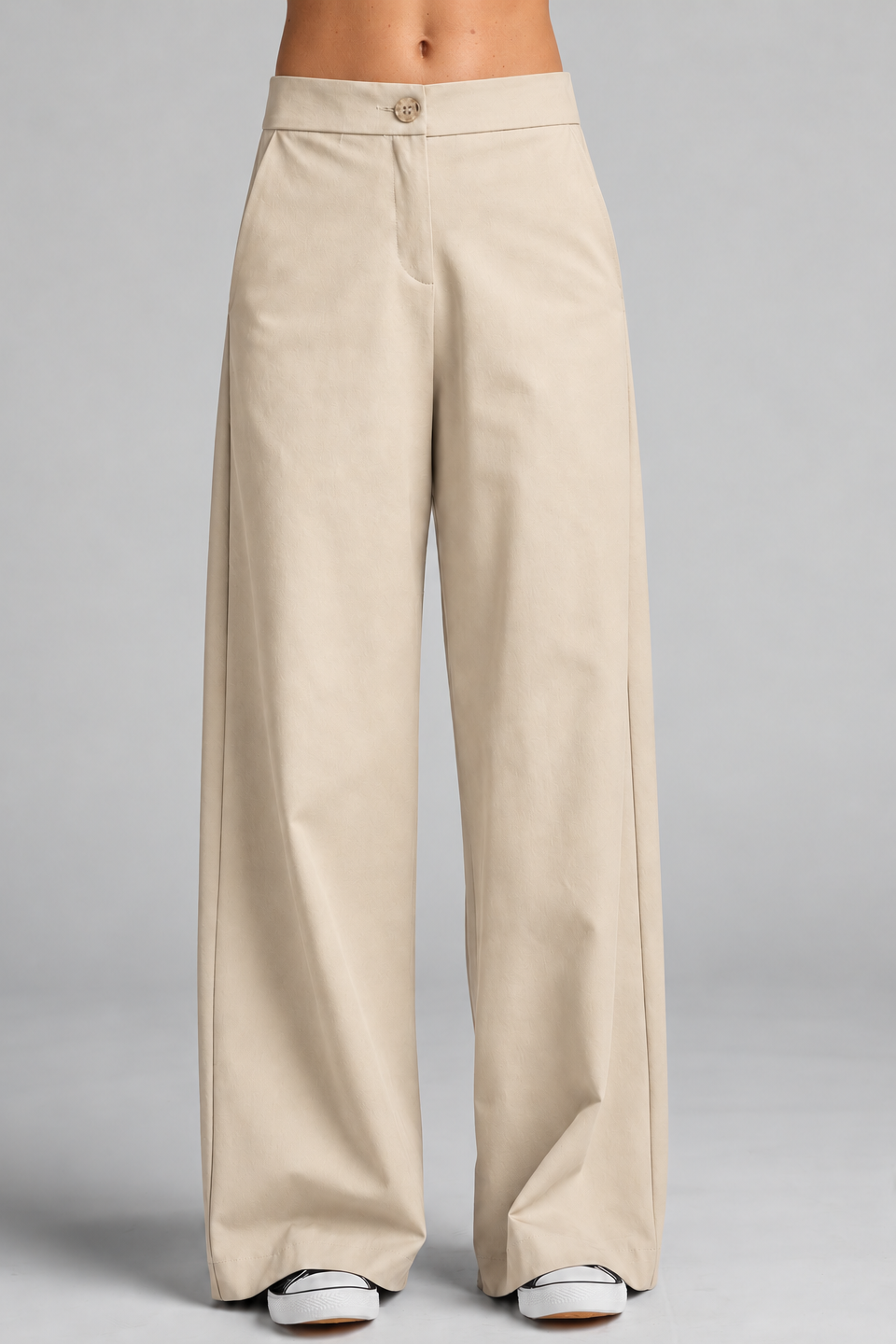 PAULA RYAN Sailor Pant - Sand Cotton Drill