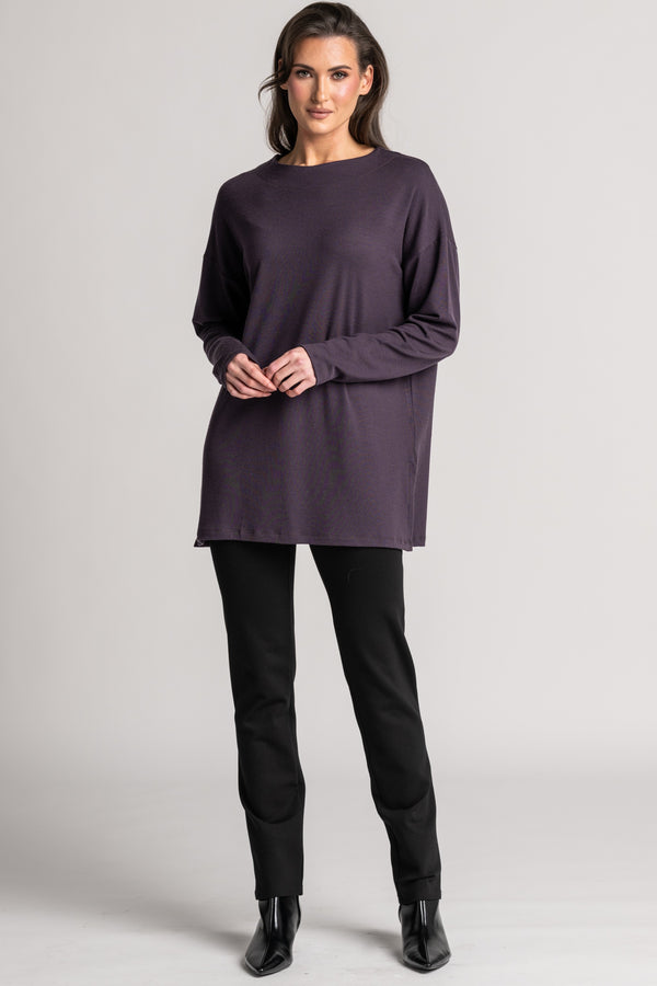 PAULA RYAN Narrow Leg Pant - Black Roma