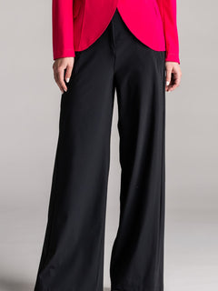 PAULA RYAN Wide Leg Pant - Black - Paula Ryan