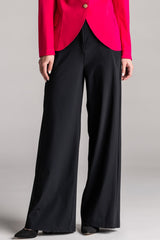 PAULA RYAN Wide Leg Pant - Black