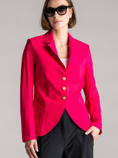 PAULA RYAN Classic Waisted Jacket - Electric Pink - Paula Ryan
