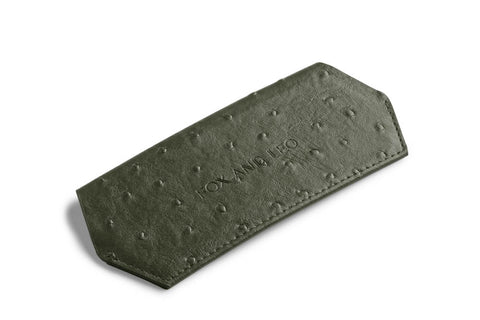 Fox and Leo glasses case - Olive