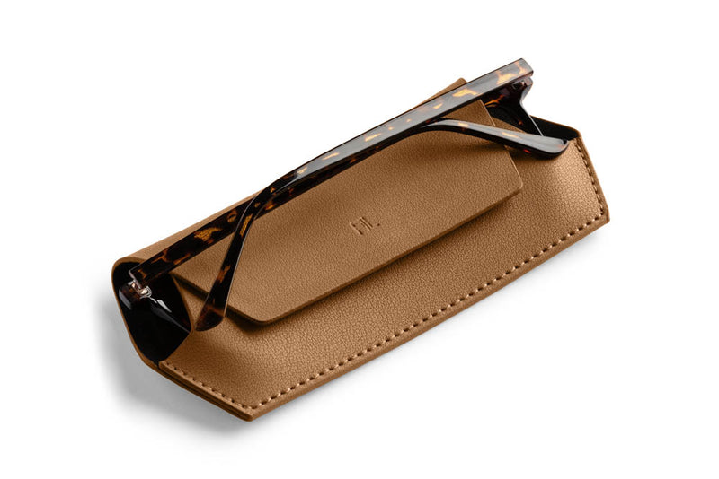 Fox and Leo glasses case - Tan - Paula Ryan
