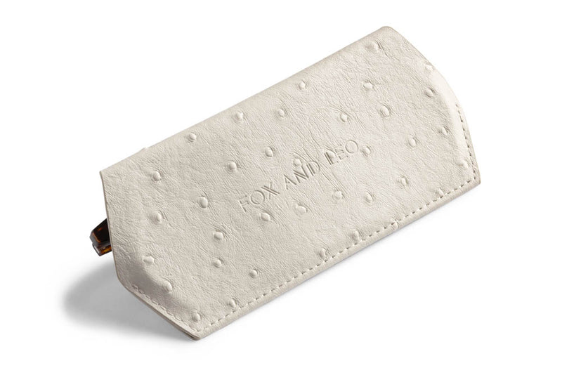 Fox and Leo glasses case - Stone - Paula Ryan
