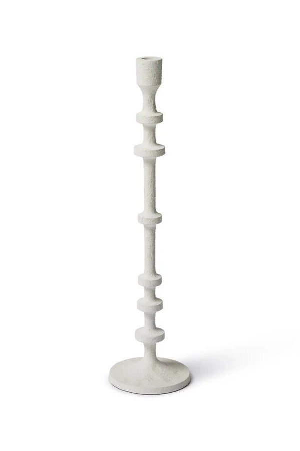 White Watsoner Candleholder - Tall Matt White Tall - Paula Ryan