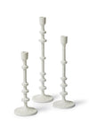 White Watsoner Candleholder - Tall Matt White Tall