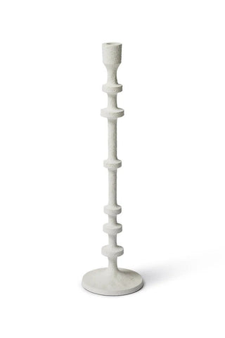 White Watsoner Candleholder - Tall Matt White Tall