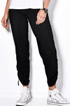 PAULA RYAN Toggled Cargo Pant - Superfine Microjersey - Black PRE ORDER