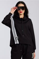 PAULA RYAN RELAXED Roma Lite Cowl Neck Sweater - Black - Paula Ryan