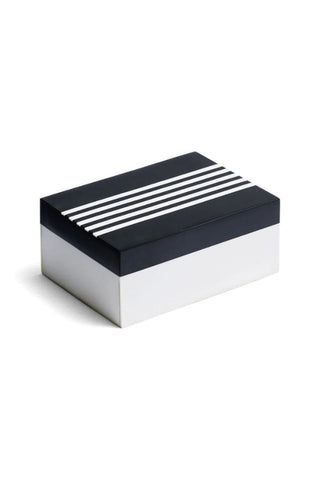 Zurizok Box Rectangle - White & Black