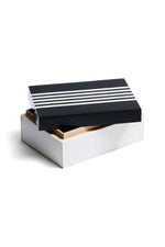 Zurizok Box Rectangle - White & Black