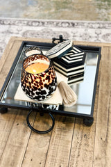 AMANDA ALEXANDER Vintage Cheetah Candle - Black Oud