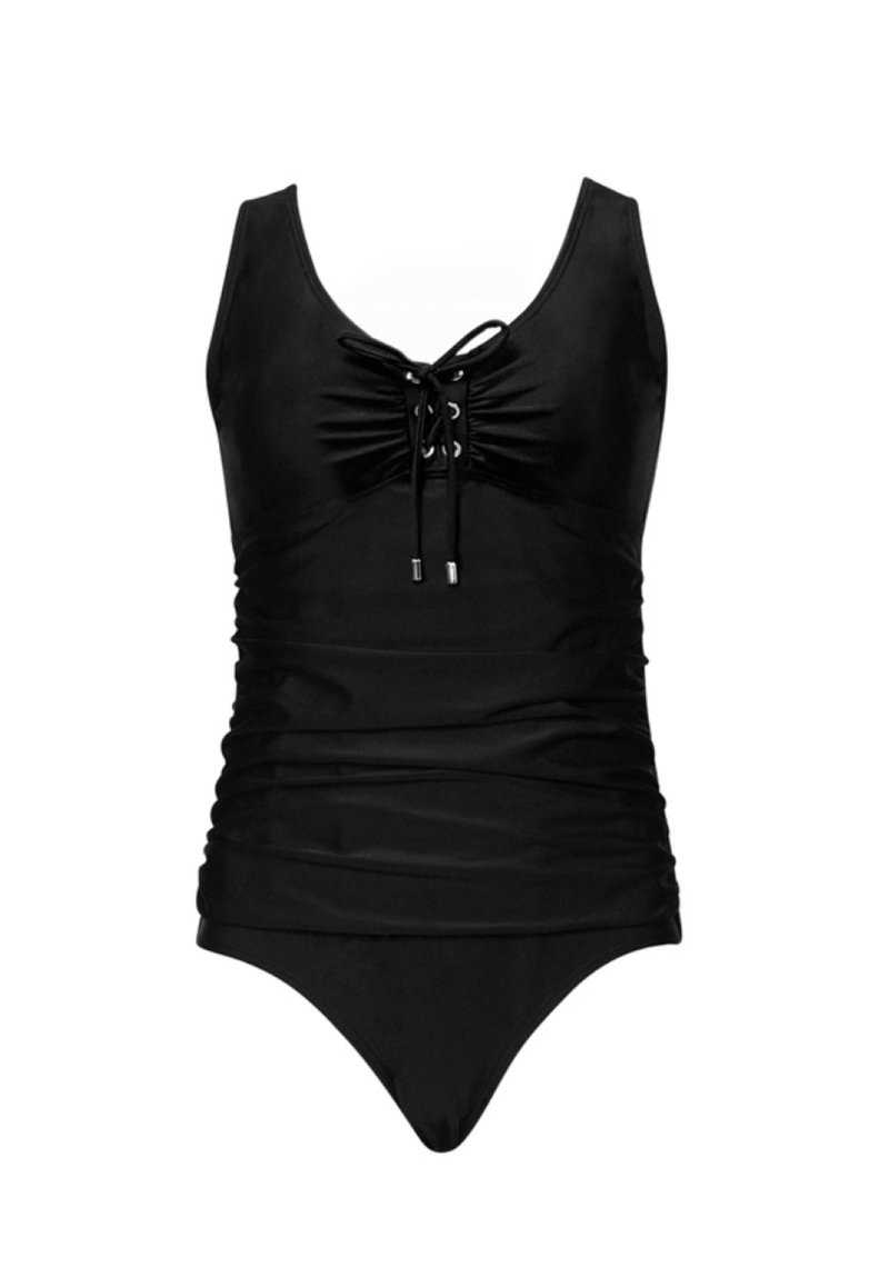 PAULA RYAN Lace Up Front Swimsuit - Paula Ryan