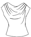 PAULA RYAN Fitted Cowl Neck Top - PRE ORDER - Paula Ryan