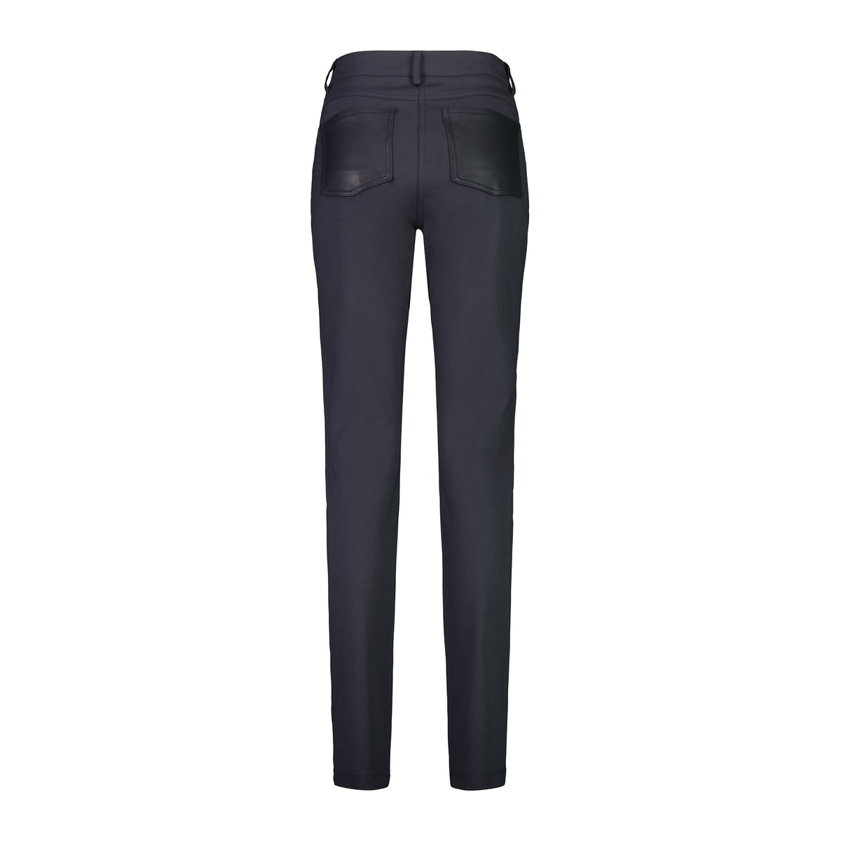 PAULA RYAN Leather Trim Roma Jean - Navy - Paula Ryan