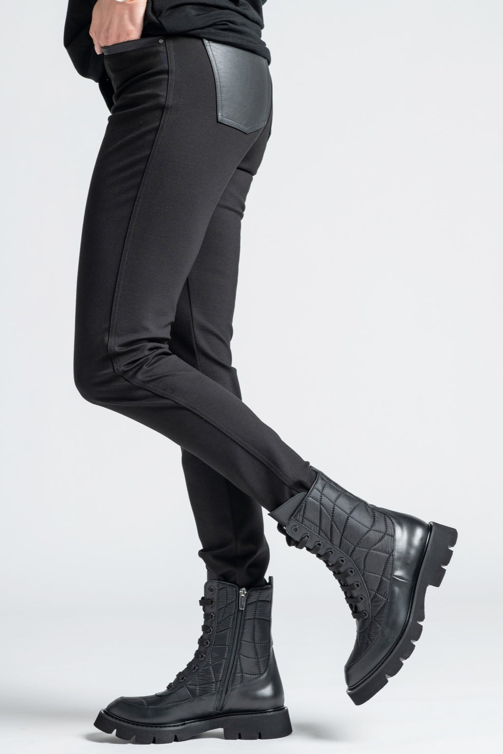 Paula Ryan Eco Leather Roma Stirrup Legging – SHINE + ROSSELLINI