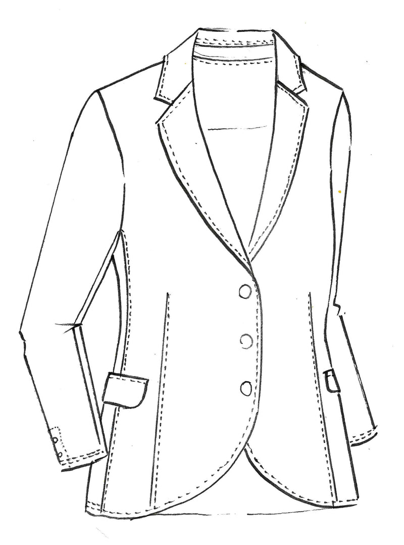 PAULA RYAN Tailored Jacket - Black - Microjersey - PRE ORDER - Paula Ryan