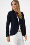 PAULA RYAN Boyfriend Jacket - Black - Microjersey