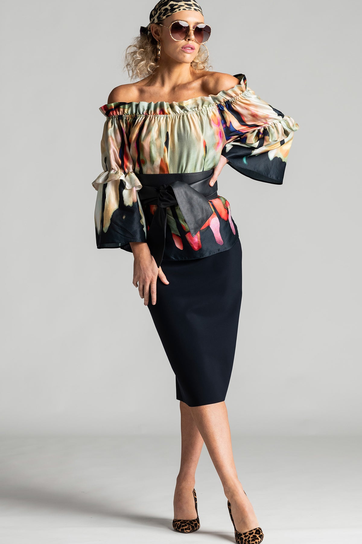 PAULA RYAN ESSENTIALS Regular Stretch Pencil Skirt - Bonded Microjersey - Paula Ryan