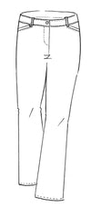 PAULA RYAN Bi Stretch Bootleg Jean - Black - Paula Ryan