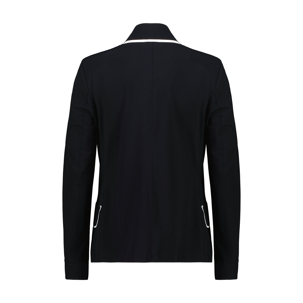 PAULA RYAN Contrast Trim Blazer - Black/White - Paula Ryan