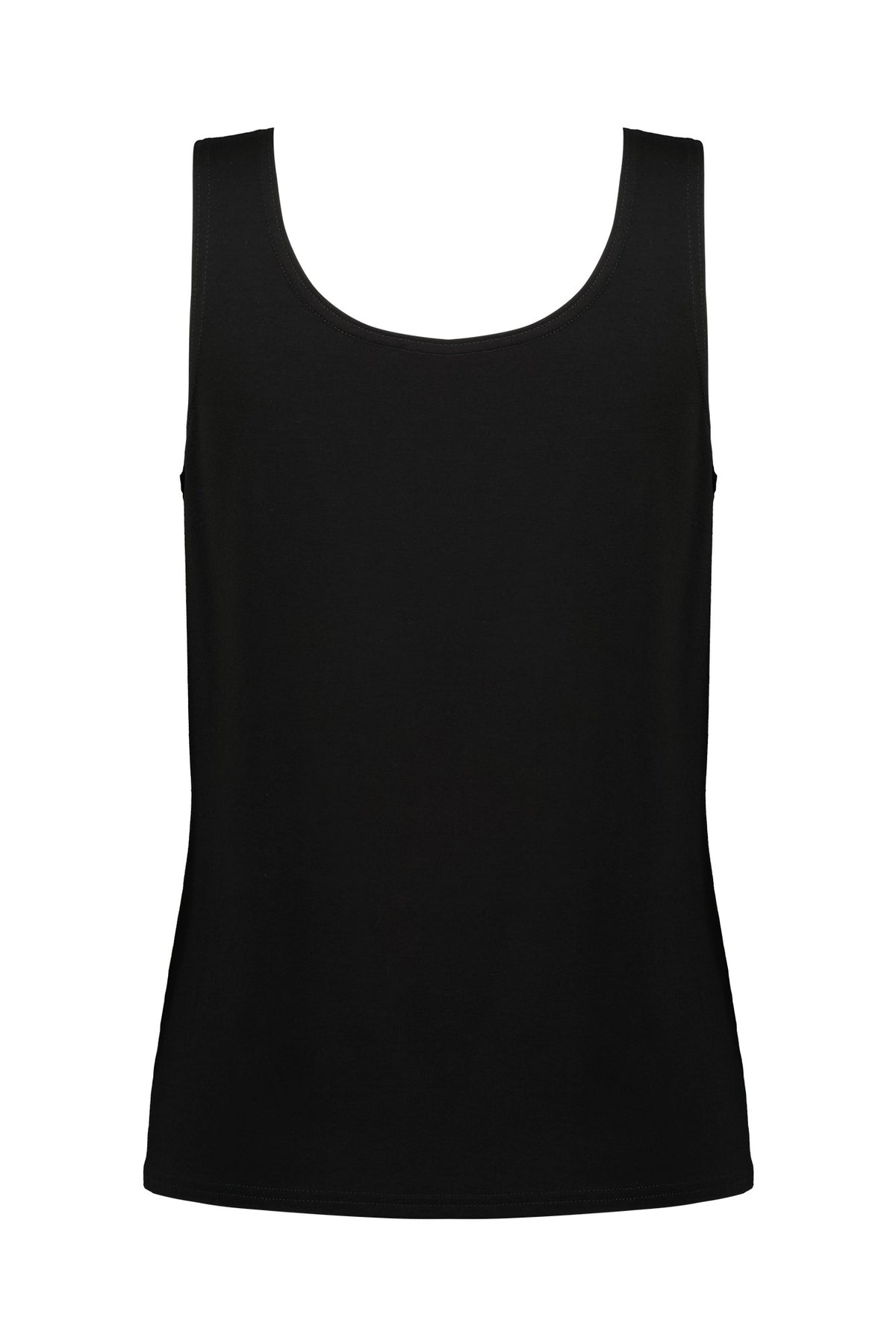 PAULA RYAN RELAXED Crown Print Swarovski Gem Singlet - Black/White - Paula Ryan