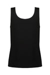 PAULA RYAN RELAXED Crown Print Swarovski Gem Singlet - Black/White - Paula Ryan