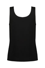 PAULA RYAN RELAXED Crown Print Swarovski Gem Singlet - Black/White - Paula Ryan