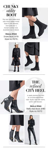 PAULA RYAN Stella Heel Boot - Black - Paula Ryan