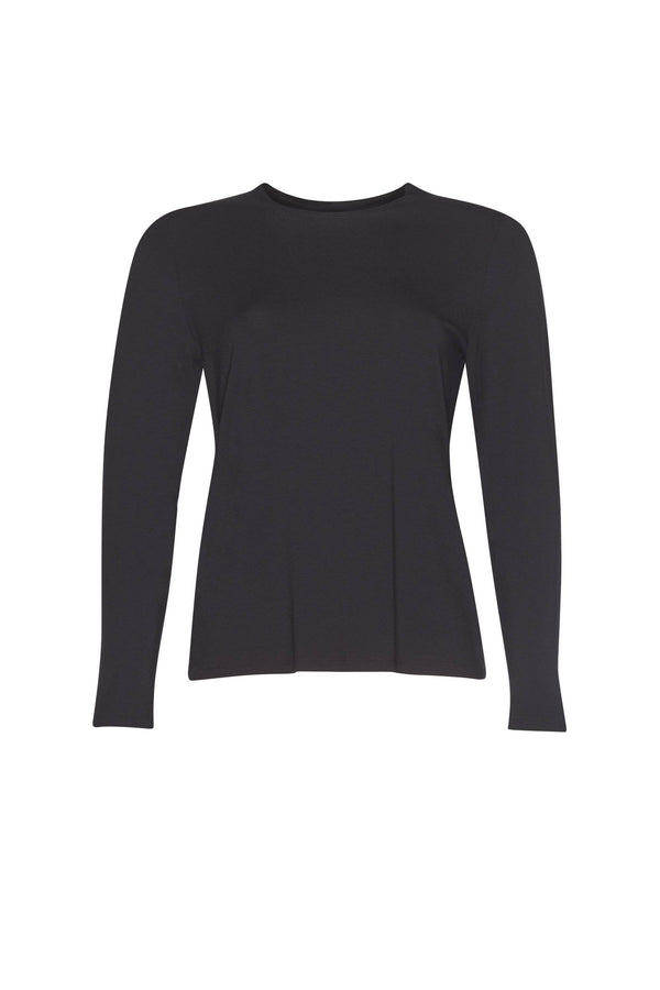 PAULA RYAN ESSENTIALS Easy Fit Long Sleeve Crew Neck Top - MicroModal - Paula Ryan