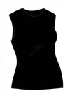 PAULA RYAN ESSENTIALS Slim Fit Sleeveless Crew Neck Top - MicroModal - Paula Ryan