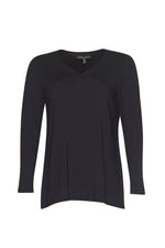 PAULA RYAN ESSENTIALS V Neck Long Sleeve Top - MicroModal - Paula Ryan